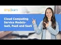 Cloud Computing Service Model - IaaS PaaS SaaS Explained | Types of Cloud Services | Simplilearn