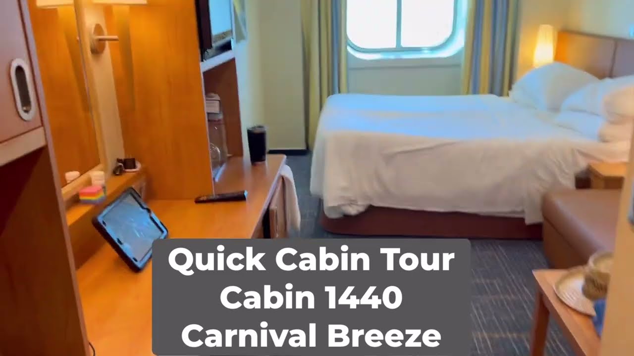 Carnival Breeze - Cabin 1440 - Video 2