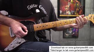 Tuto guitare - comment jouer le solo d'intro de Tube Snake Boogie (ZZTOP)