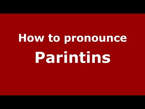 How to pronounce Parintins (Brazilian Portuguese/Brazil)  - PronounceNames.com