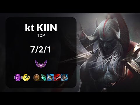 kt Kiin Aatrox vs Elise TOP - KR  Patch 13.14