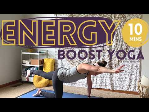 10 min SOLAR PLEXUS CHAKRA Morning Yoga - Yoga for an ENERGY BOOST