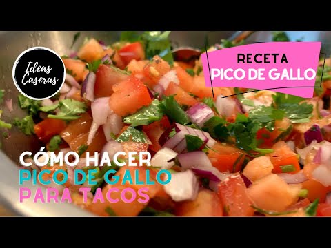 Receta de Pico de Gallo | Cómo Hacer Pico de Gallo Fácil 🍅🇲🇽🌮