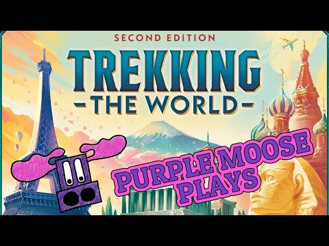 Purple Moose Plays...Trekking the World: Second Edition (solo) - review copy