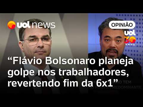 Flávio Bolsonaro planeja golpe nos trabalhadores, revertendo fim da 6×1 | Leonardo Sakamoto
