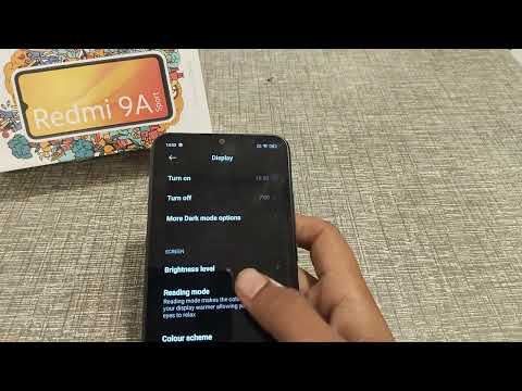How to on eye protection mode in redmi phone