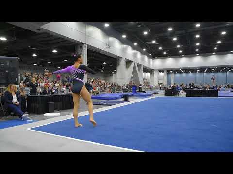 Helen Hu - Floor Exercise - 2018 Women's Junior Olympic National Championships
