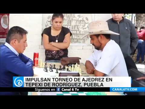 Impulsan torneo de ajedrez en Tepexi de Rodríguez, Puebla