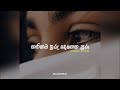 Thanikama Huru Denetha Pura තනිකම හුරු දෙනෙත පුරා Slowed Reverb
