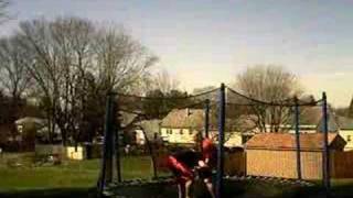 eTw- Extreme Trampoline Wrestling-Mike vs Diener