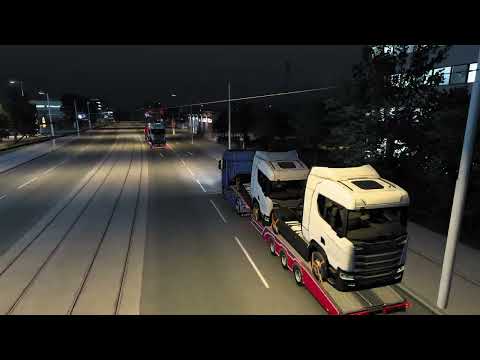 Euro Truck Simulator 2 Multiplayer ETS2 MP Liége - Wien Scania S Top Speed Full Graphics