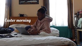 Productive morning with me | Easter break - Gym, errands and uni work