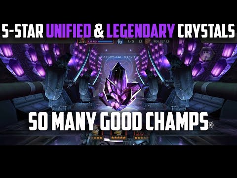 5-Star Unified + Legendary Crystal Opening - Time After Time 100% - Marvel Contest of Champions