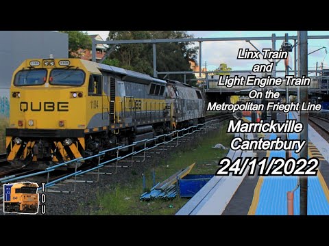 Linx Train & QUBE Light Engine Transfer | Marrickville & Canterbury, NSW | 24/11/2022