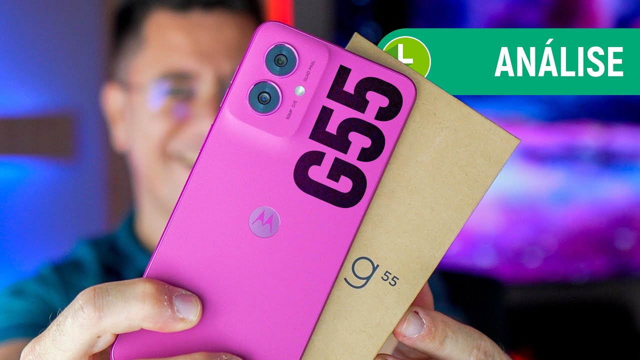 Miniatura da avaliação em vídeo de Smartphone Motorola Moto G55 256 GB Verde