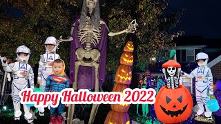 Happy Halloween 2022 walking around trick or treat