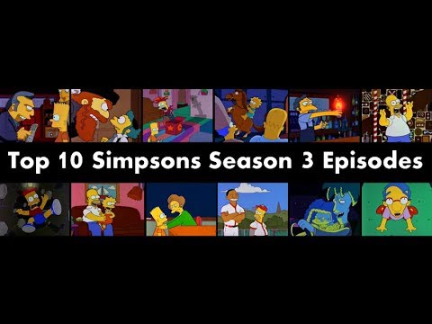 Top 10 Simpsons Season 3 Episodes