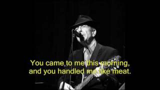 Thousand Kisses Deep - Leonard Cohen, London 2009 לאונרד כהן לונדון