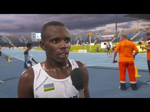 IAAF WU20 Championships Bydgoszcz 2016 10000m Men Final Jean Marie MYASIRO RWA