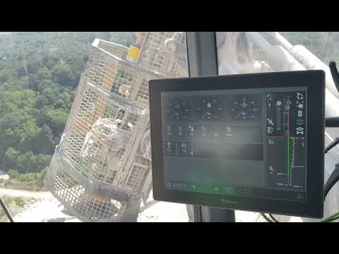 SmartROC D50 MK2 One Hole Automatic, auto drilling in Limestone quarry