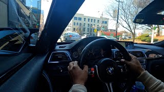 F82 M4 POV Drive + Night time car meet