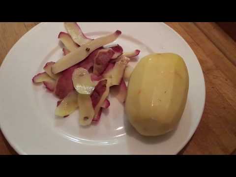 Super Quick Potato Peeling! - Life Hack