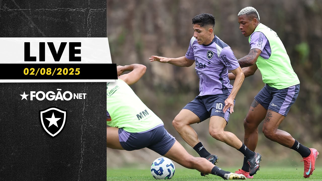 LIVE | Botafogo faz ajuste final para encarar Cruzeiro; bastidores quentes na Eagle