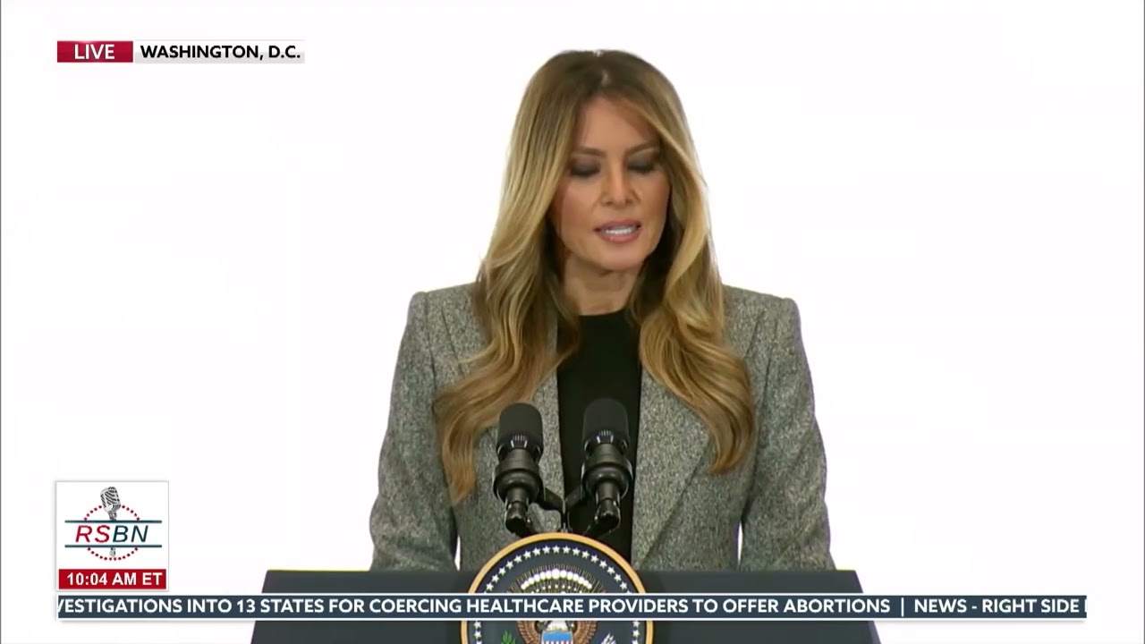 WATCH: Melania Trump Delivers Opening Remarks at Fostering the Future Summit - 03/24/26