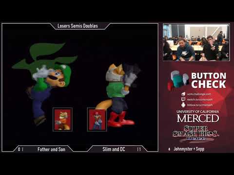 Button Check 13 - Doubles Losers R3: Father & Son vs  Slim & DC