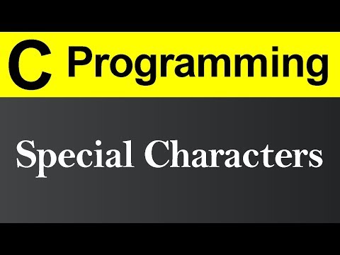 Learn Special Characters in C Programming Hindi - Mind Luster