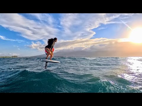 The late crew scores another great session on Maui's north shore