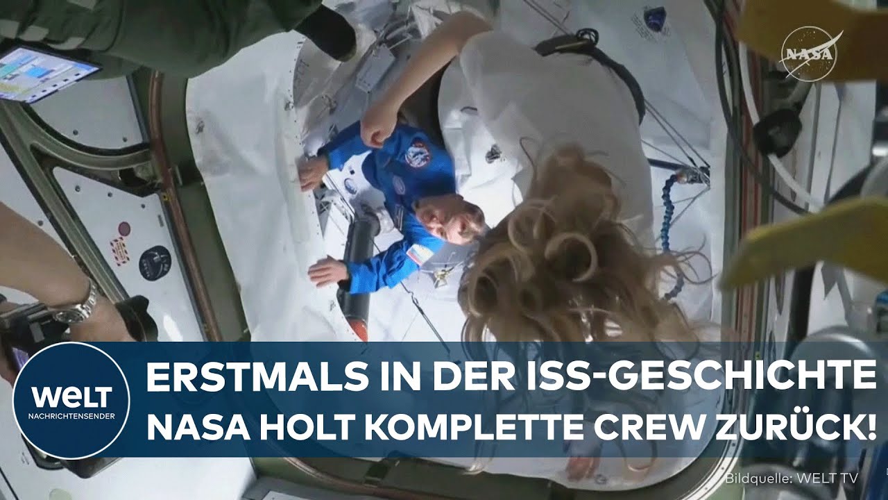 ISS: Gesundheitsfall im All! – NASA bringt erstmals Raumschiff-Crew vorzeitig zur Erde zurück