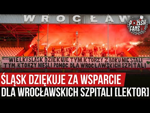 Śląsk dziękuje za wsparcie dla wrocławskich szpitali [LEKTOR] (29.05.2020 r.)