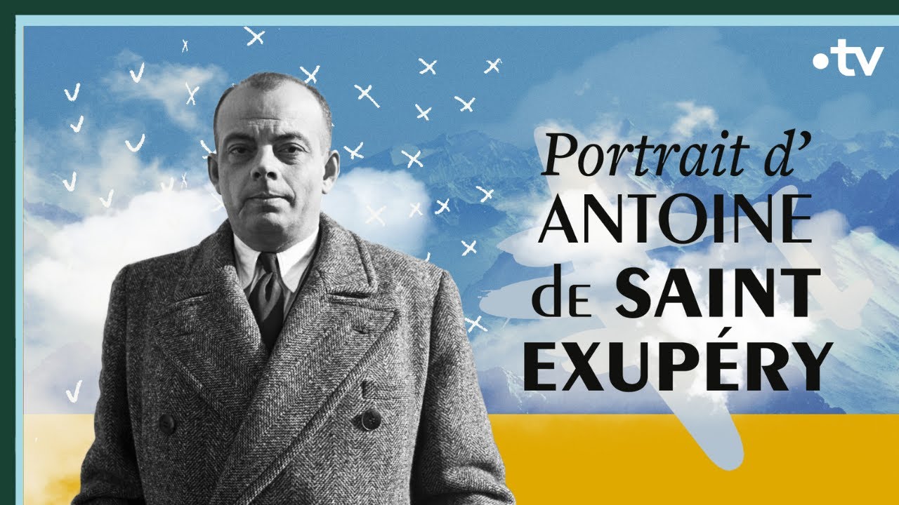 Portrait d'Antoine de Saint-Exupéry - Culture Prime