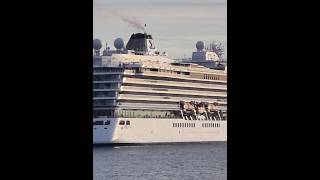 M/S Viking Vela arriving to Tallinn #cruiseship #vikingcruises #portoftallinn #shipspotting #travel