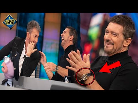 PABLO MOTOS ACLARA la POLÉMICA con el RELOJ de ANTONIO BANDERAS en EL HORMIGUERO