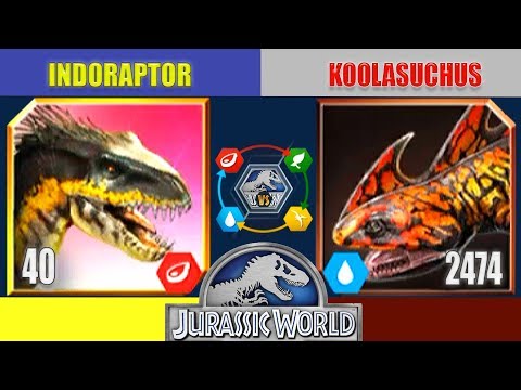 INDORAPTOR vs KOOLASUCHUS - VIP EXCLUSIVE EVENT | JURASSIC WORLD THE GAME