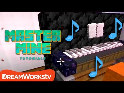 Peacock Kids - How to Build a Piano You Can Play in Minecraft | MASTER MINE TUTORIALS