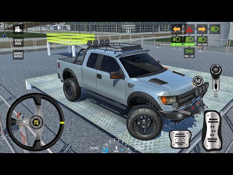 New 4x4 Monster Truck Ramps Parking Multi-Levels 27 - Car Game Android Gameplay
