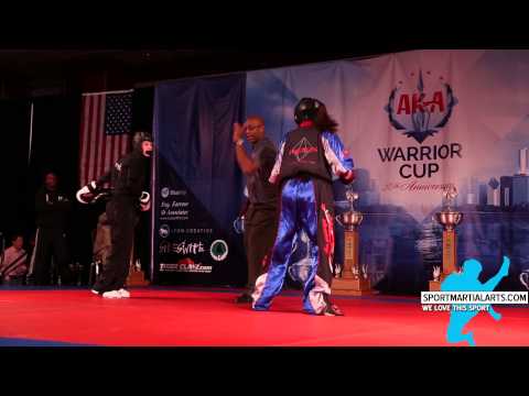Gina Thornton vs Verona Soliman - Womens Sparring Final - AKA Warrior Cup 2015