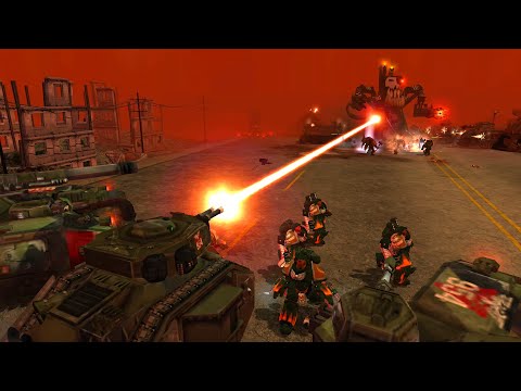Unification Mod 2021: Survival: Imperial Guard & Salamanders vs Orks! WH 40K: Dawn Of War: Soulstorm