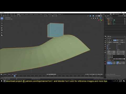 blender 2 8 daily tips parenting objects to a vertex of a different object