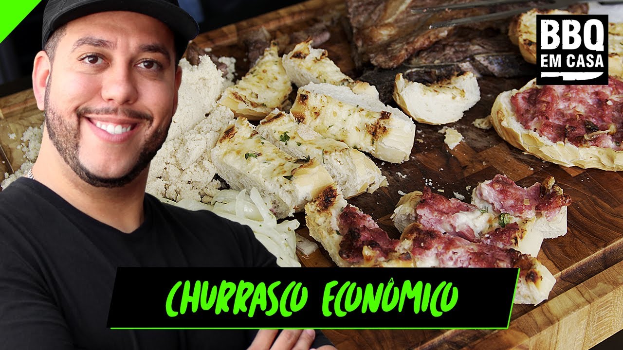 COMO FAZER CHURRASCO COMPLETO GASTANDO POUCO