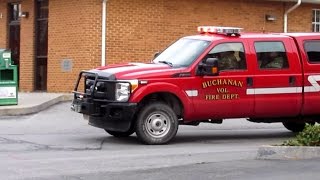 preview picture of video 'Buchanan, VA - Utility 3 and Medic 753 Responding'
