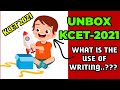 UNBOXING OF KCET 2021 WHY YOU HAVE TO WRITE KCET 2021 WHAT ALL THE COURSES YOU CAN OPT