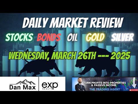 Daily Market Review - March 26th, 2025 | Stocks, Oil, Bonds, Gold & Silver Analysis
