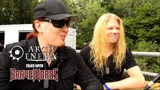 ARCH ENEMY's Michael Amott, Jeff Loomis Chat With BraveWords At Heavy Montréal