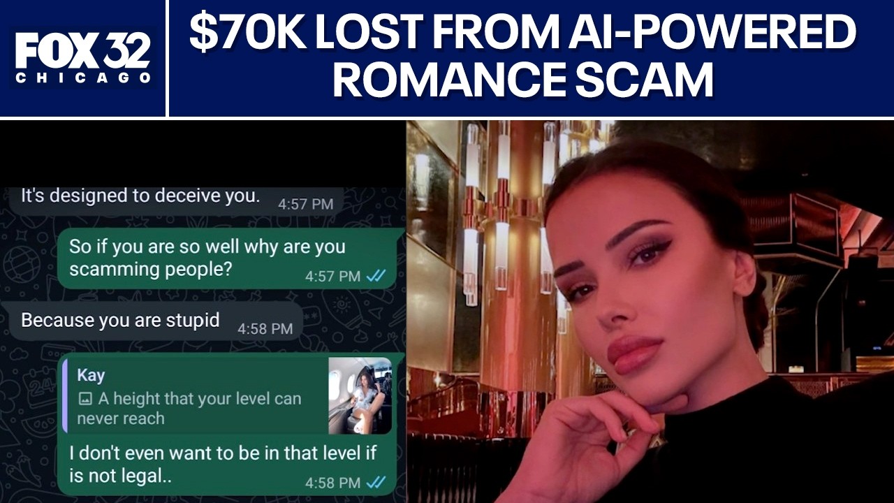 Loving A Lie: Chicago-area man loses $70,000 to AI-powered romance scam
