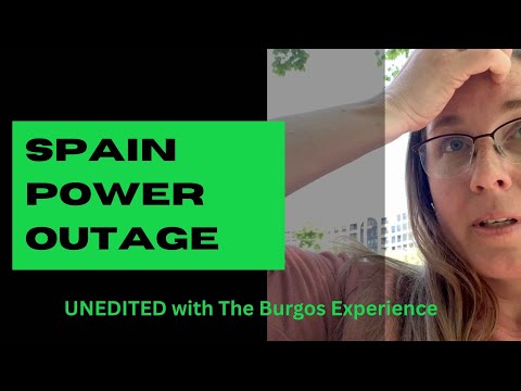 Daily Life in Zaragoza Spain #46: Spain Europe OUTAGE We have NO power or WATER. UNEDITED