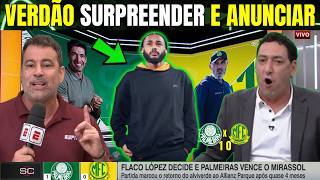 DIRETORIA DO PALMEIRAS PREPARA MOVIMENTO NO MERCADO QUE PODE SURPREENDER TODO O FUTEBOL BRASILEIRO